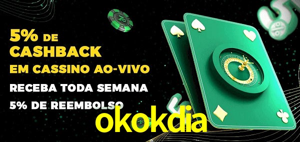 Promoções do cassino ao Vivo okokdia